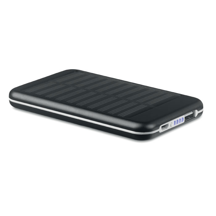 4000 mAH POWERBANK słoneczna SOLARFLAT, gadżety reklamowe